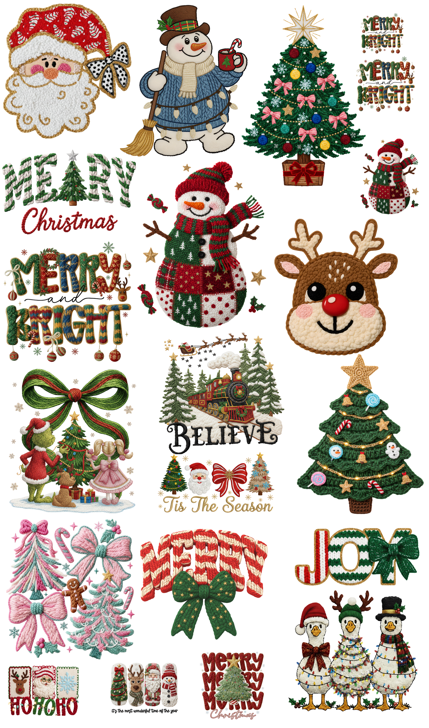 Christmas Variety Gang Sheet