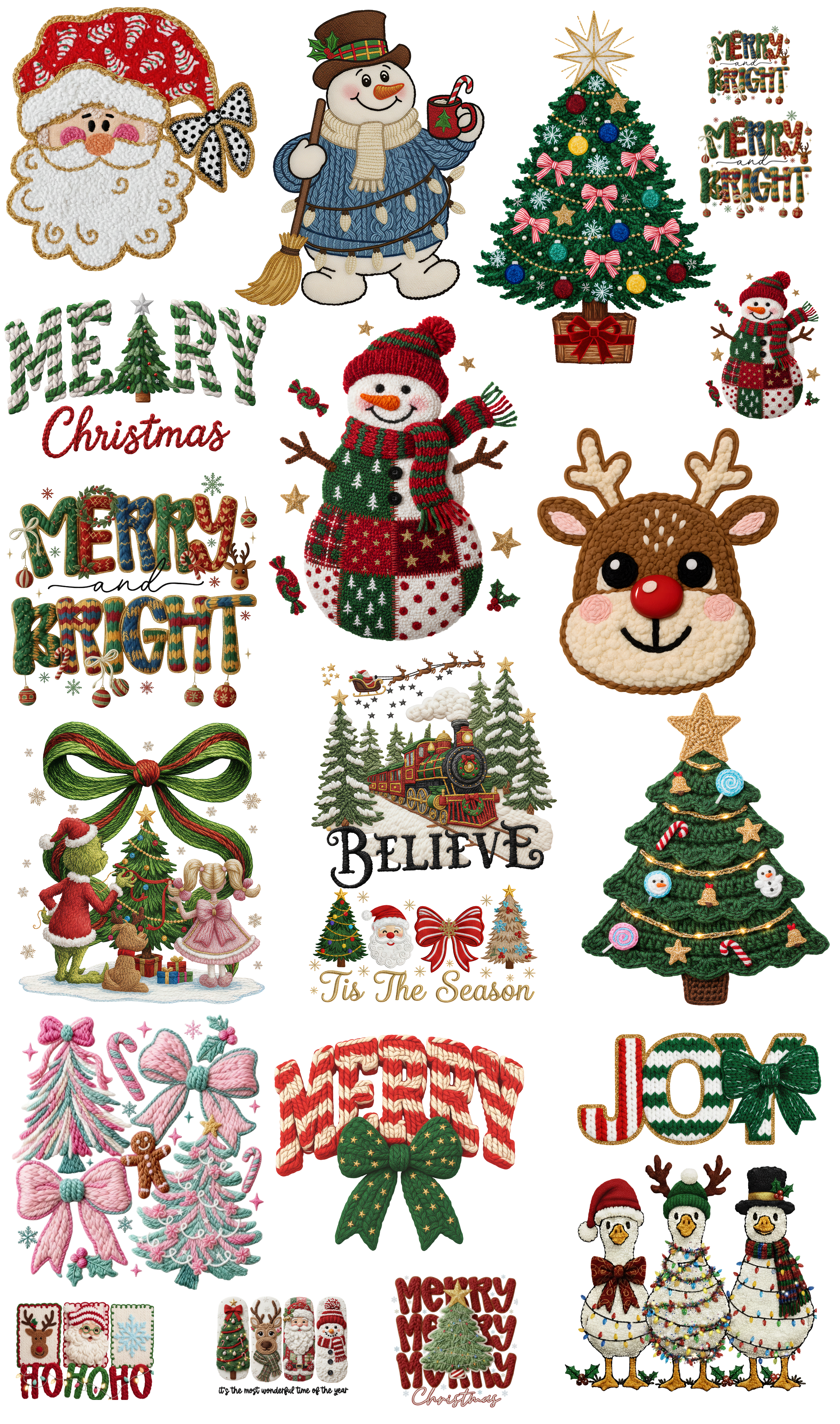 Christmas Variety Gang Sheet