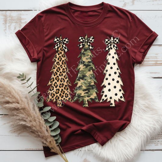 Tree Trio DTF Single Print