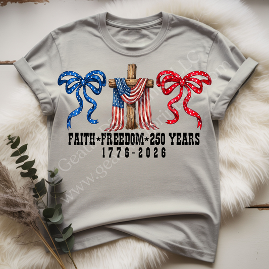 Faith & Freedom DTF Single Print