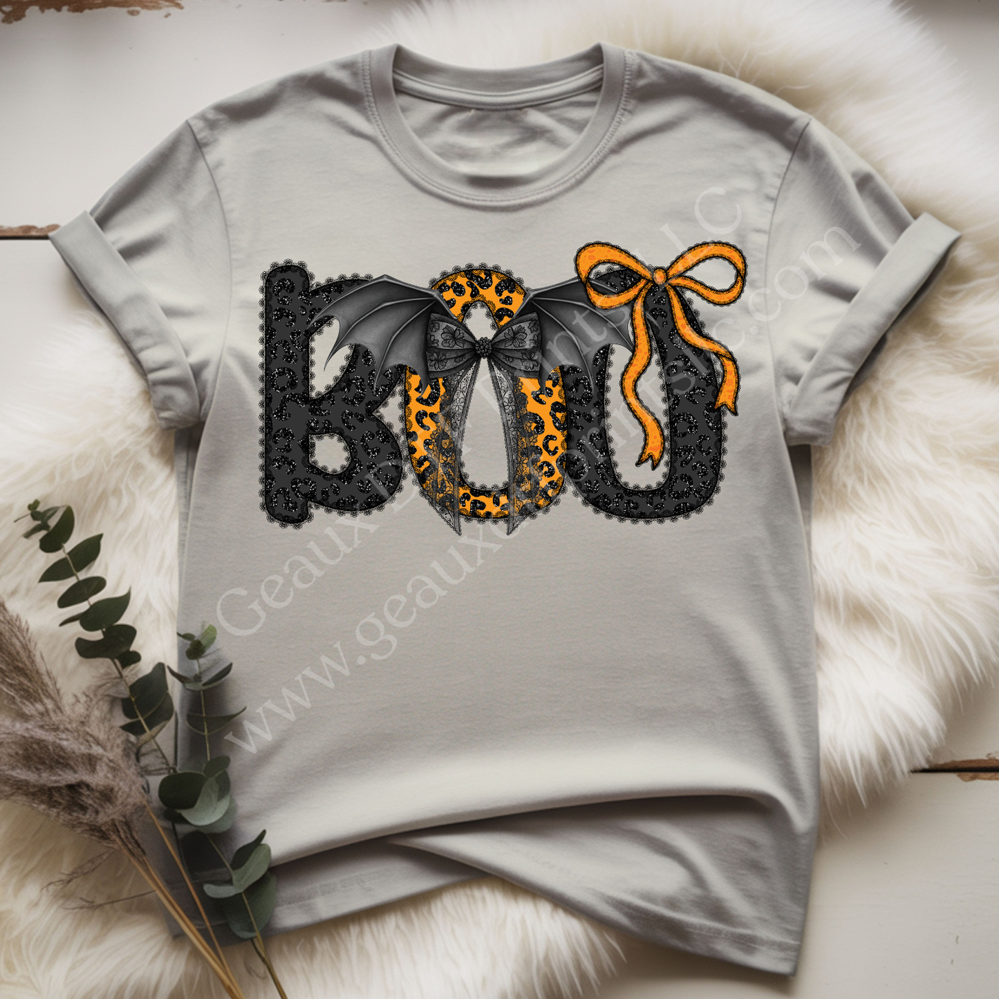 Leopard Boo DTF Single Print