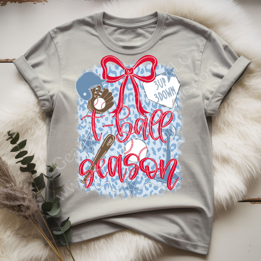 T-ball Season DTF Single Print