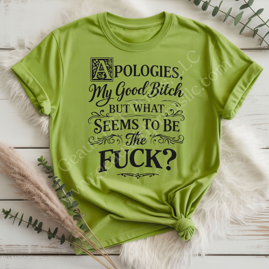 Apologies DTF Single Print