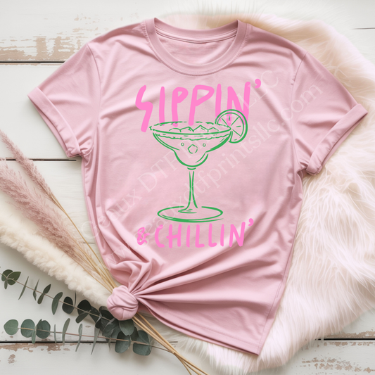 Sippin' & Chillin' DTF Single Print
