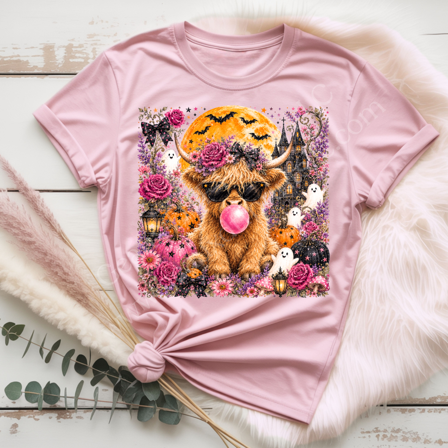 Halloween Cow DTF Single Print