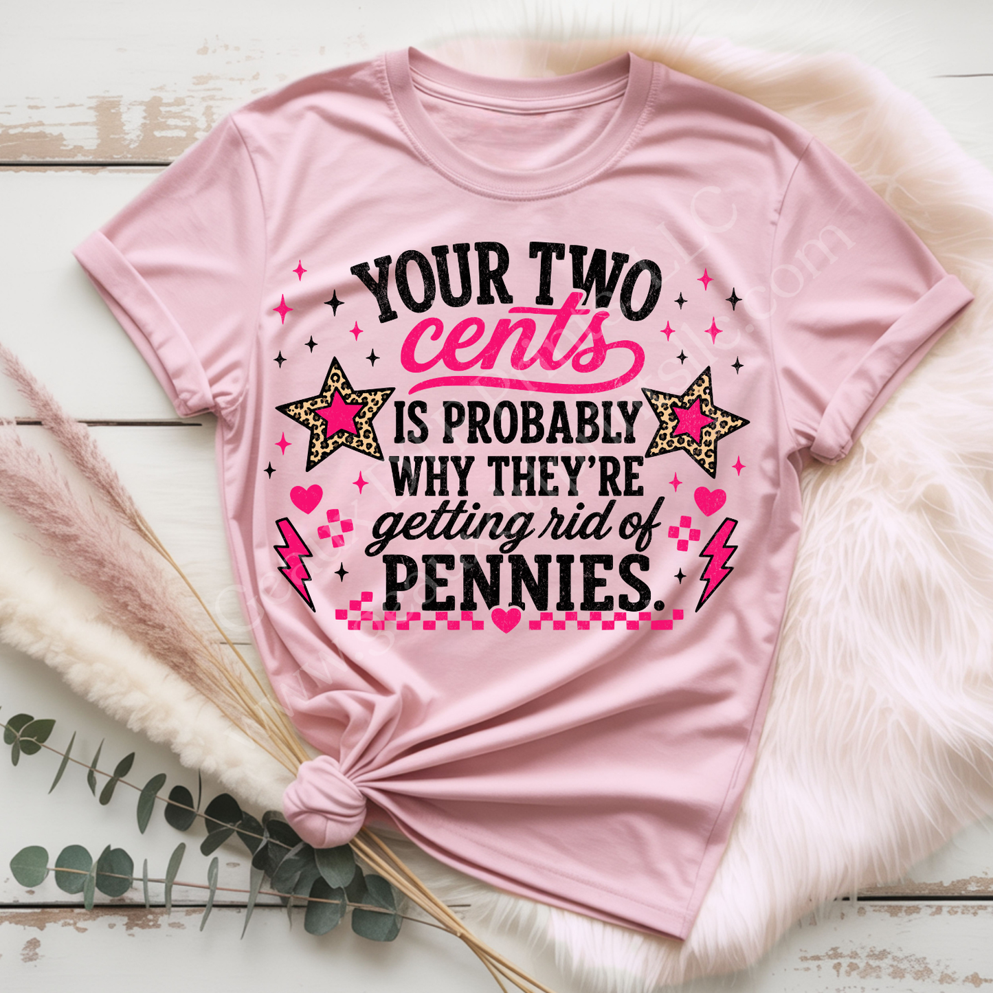 Two Cents DTF Single Print