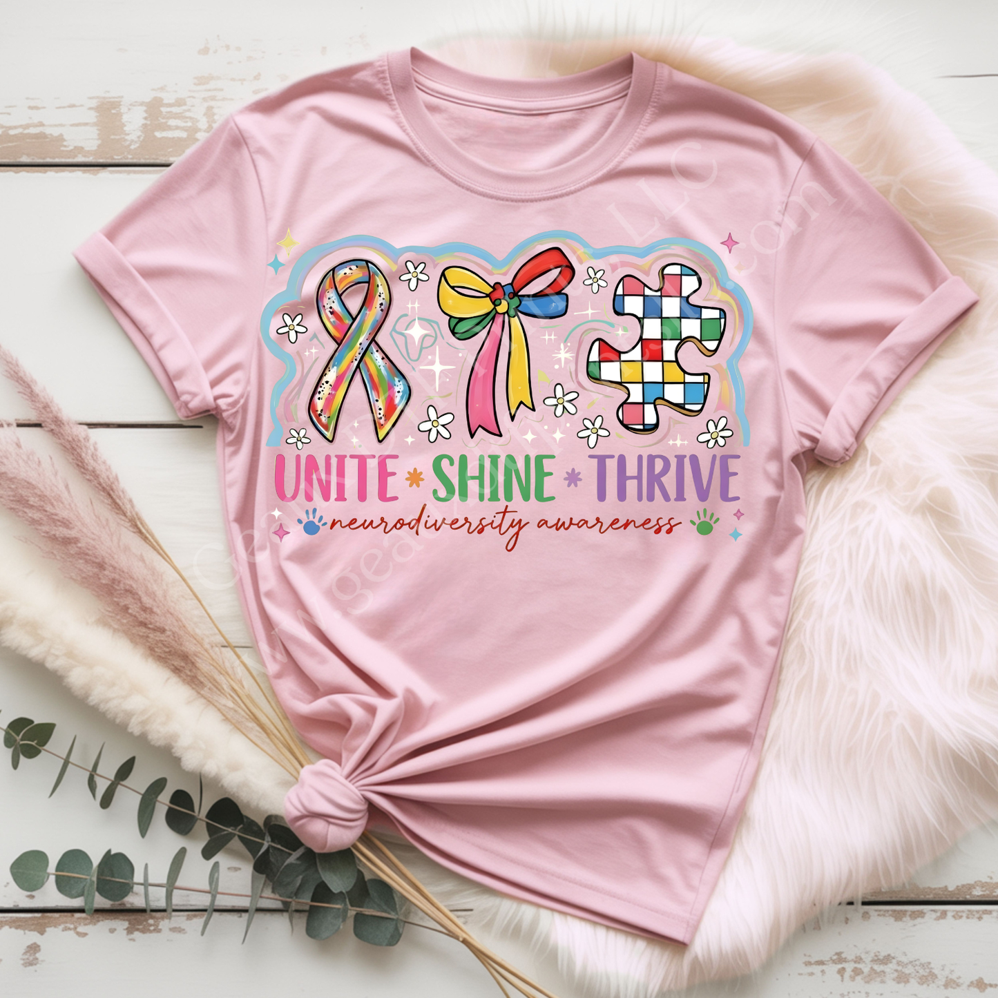 Unite, Shine, Thrive DTF Single Print