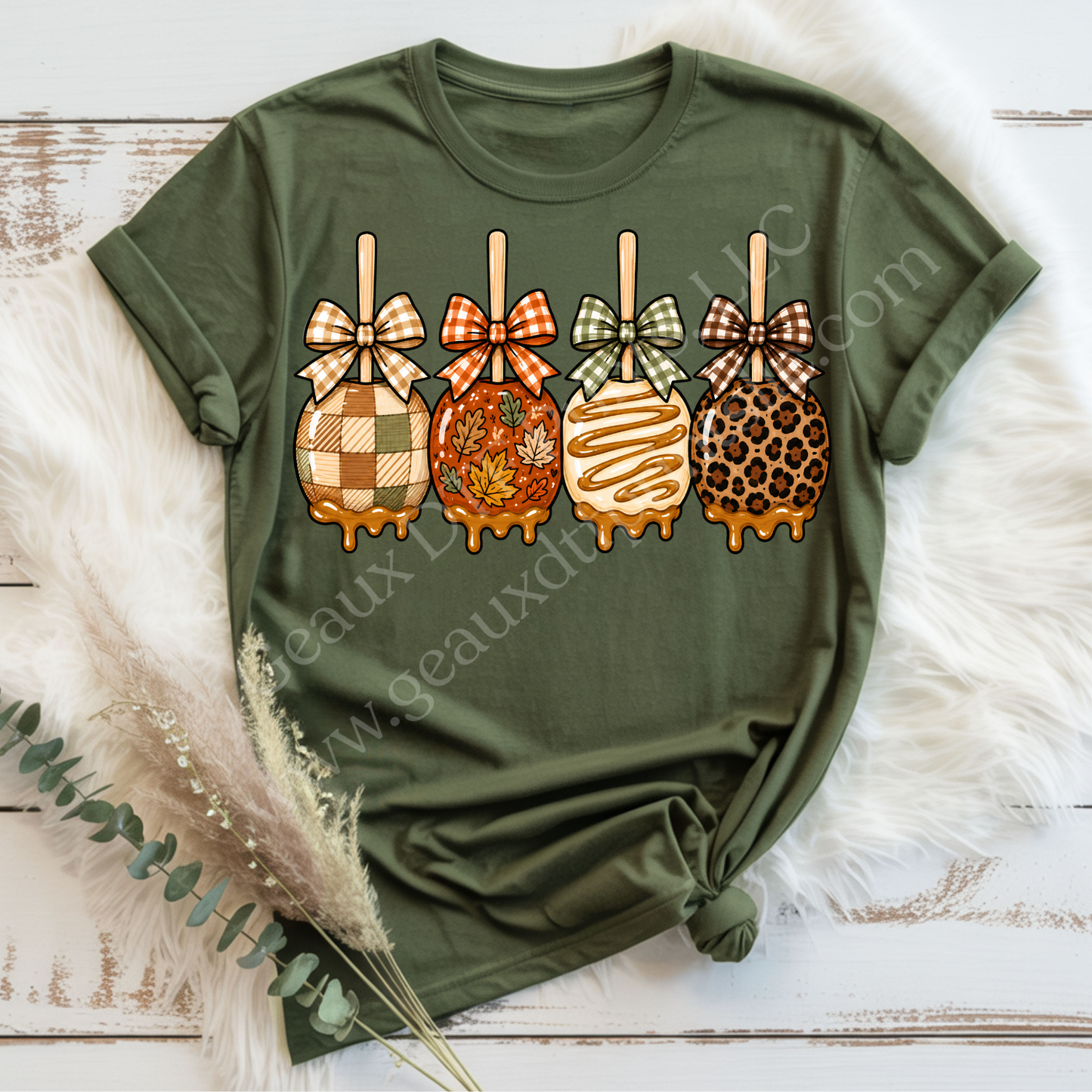 Fall Apples DTF Single Print