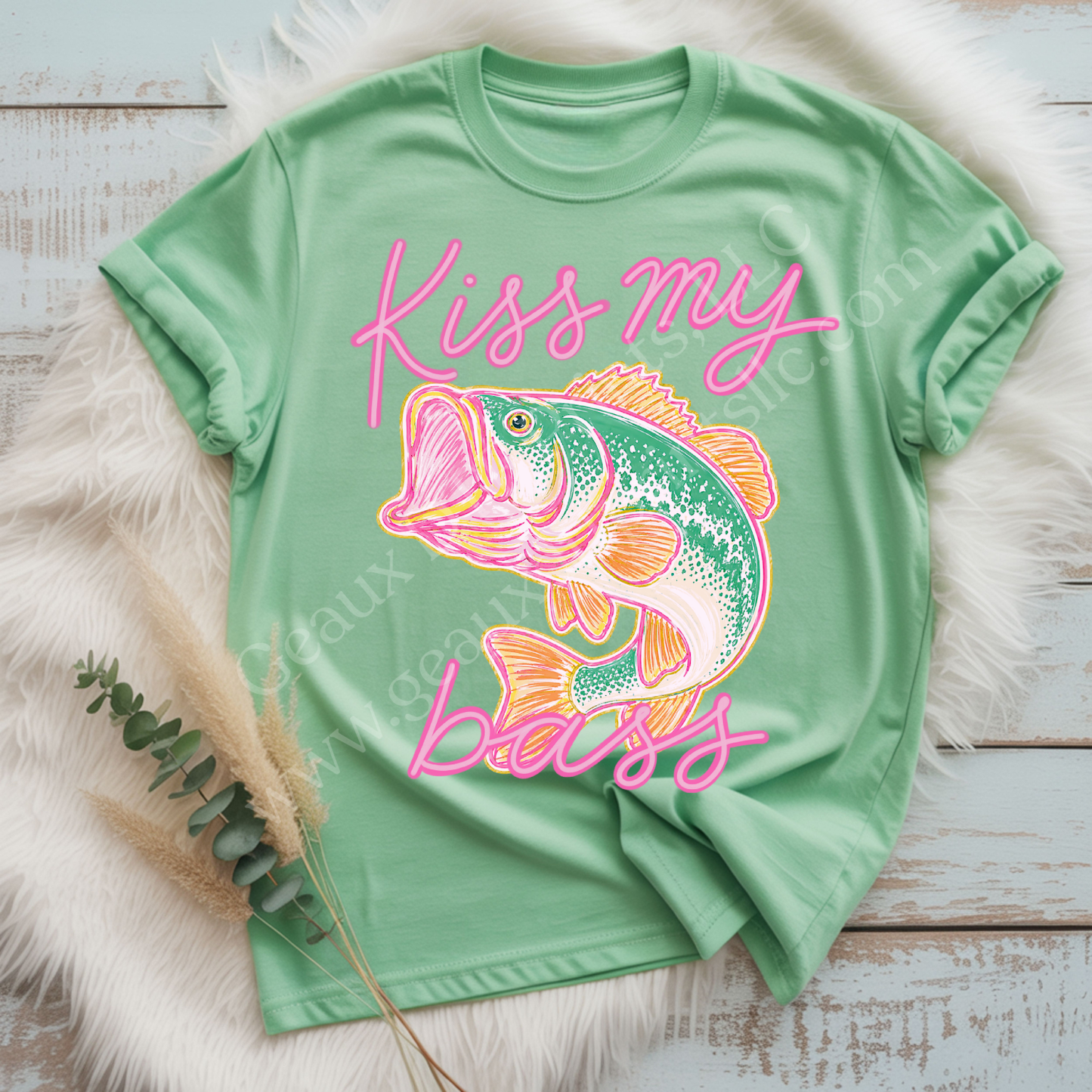 Kiss My Bass DTF Single Print