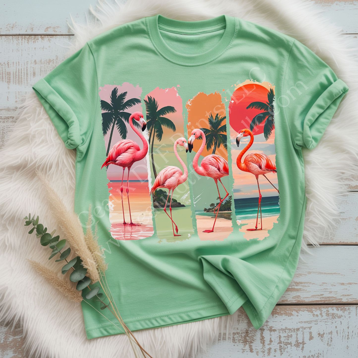 Flamingo DTF Single Print