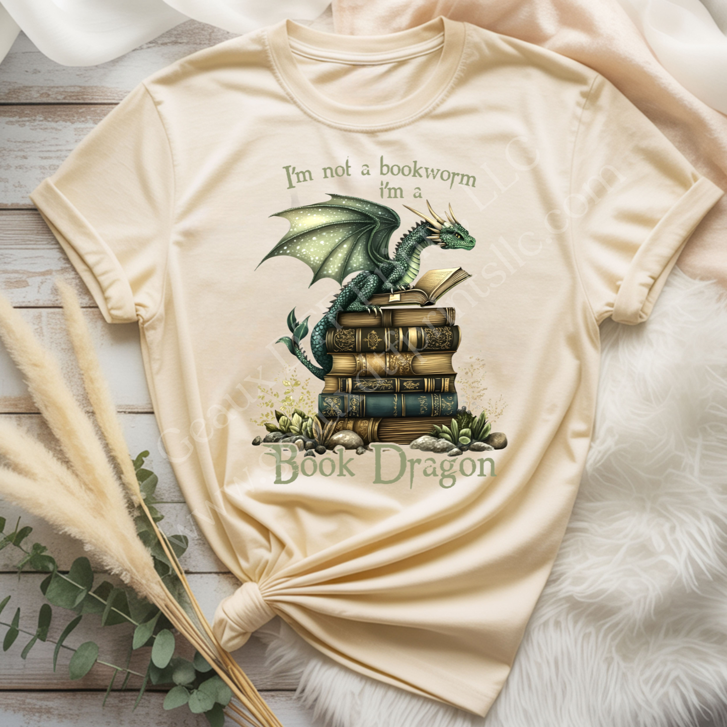 Book Dragon DTF Single Print