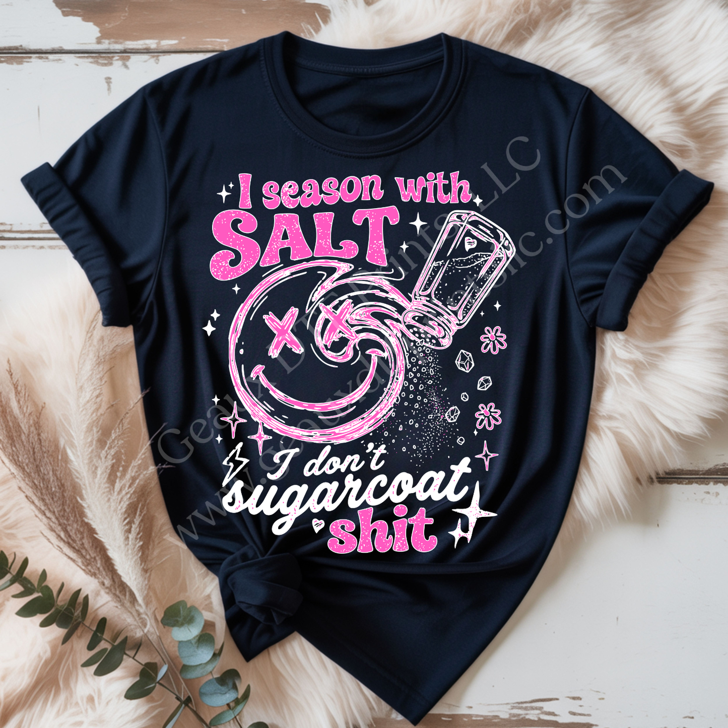 I Season With Salt White DTF Single Print