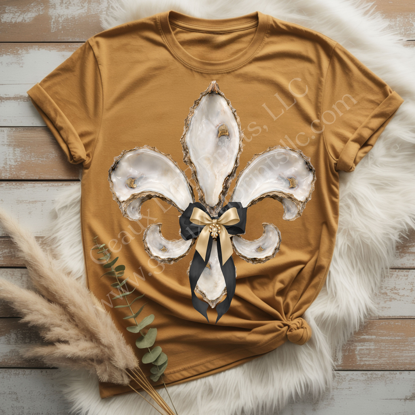 Saints Oyster Fleur De Lis DTF Single Print