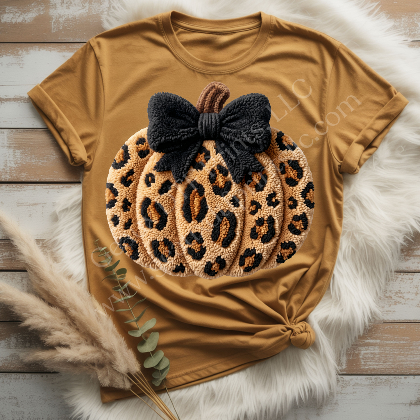 Leopard Pumpkin DTF Single Print