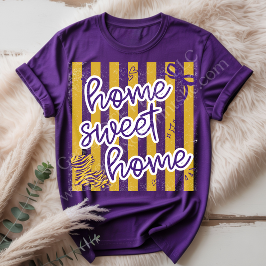 LSU Home Sweet Home DTF Single Print