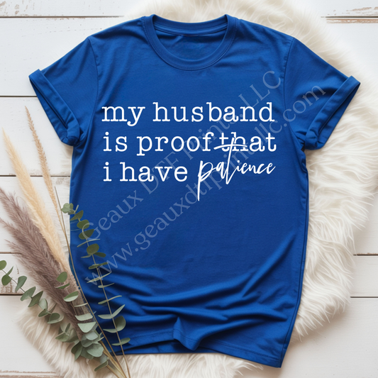 I Have Patience White DTF Single Print