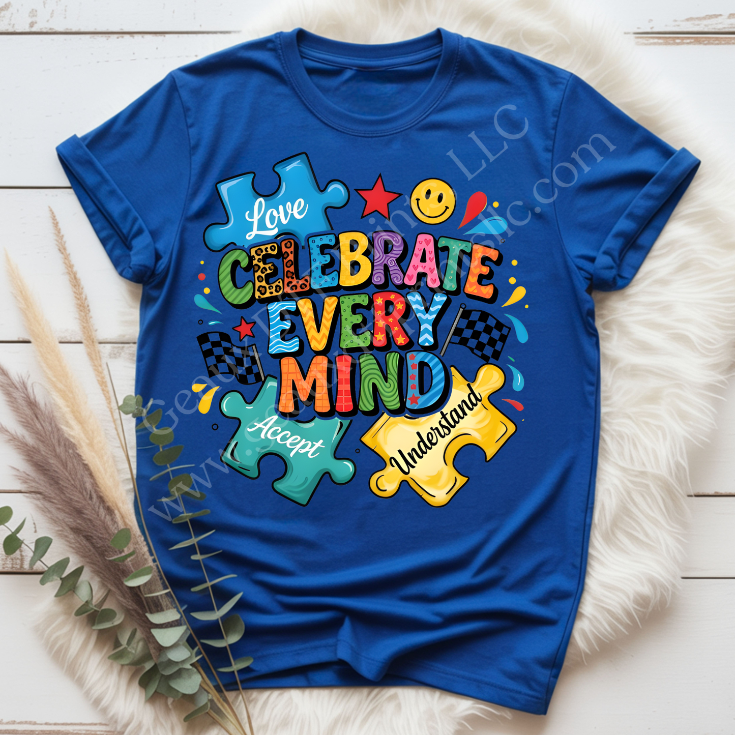 Celebrate Every Mind DTF Single Print