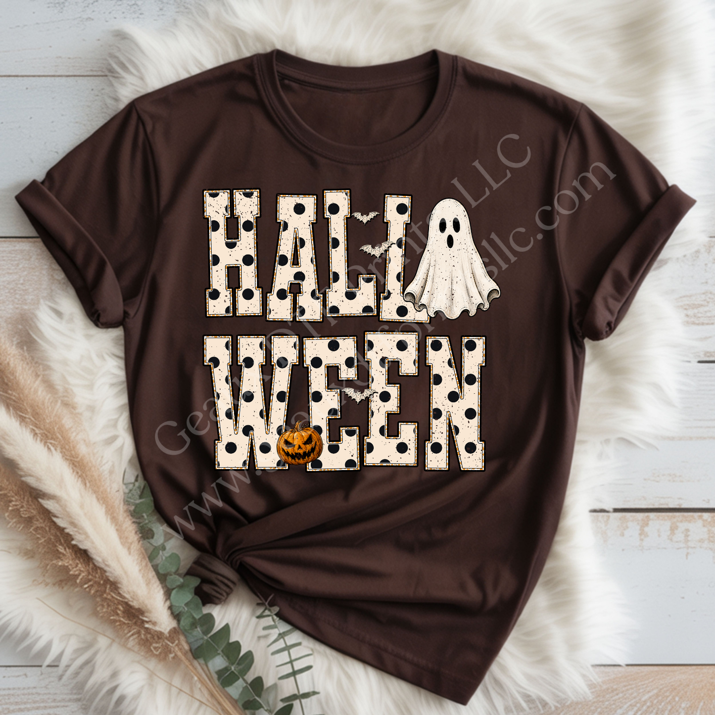 Halloween Polka Dots DTF Single Print