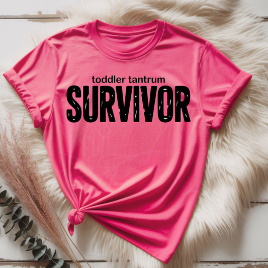 Toddler Tantrum Survivor DTF Single Print