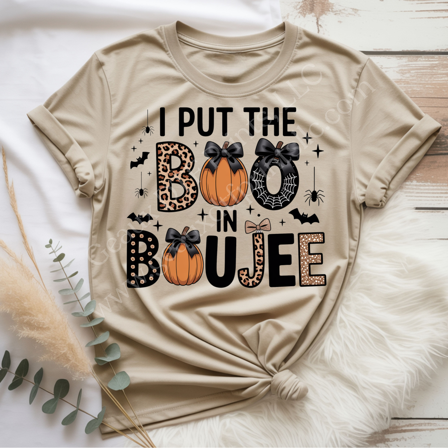 I put the Boo in Boujee DTF Single Print