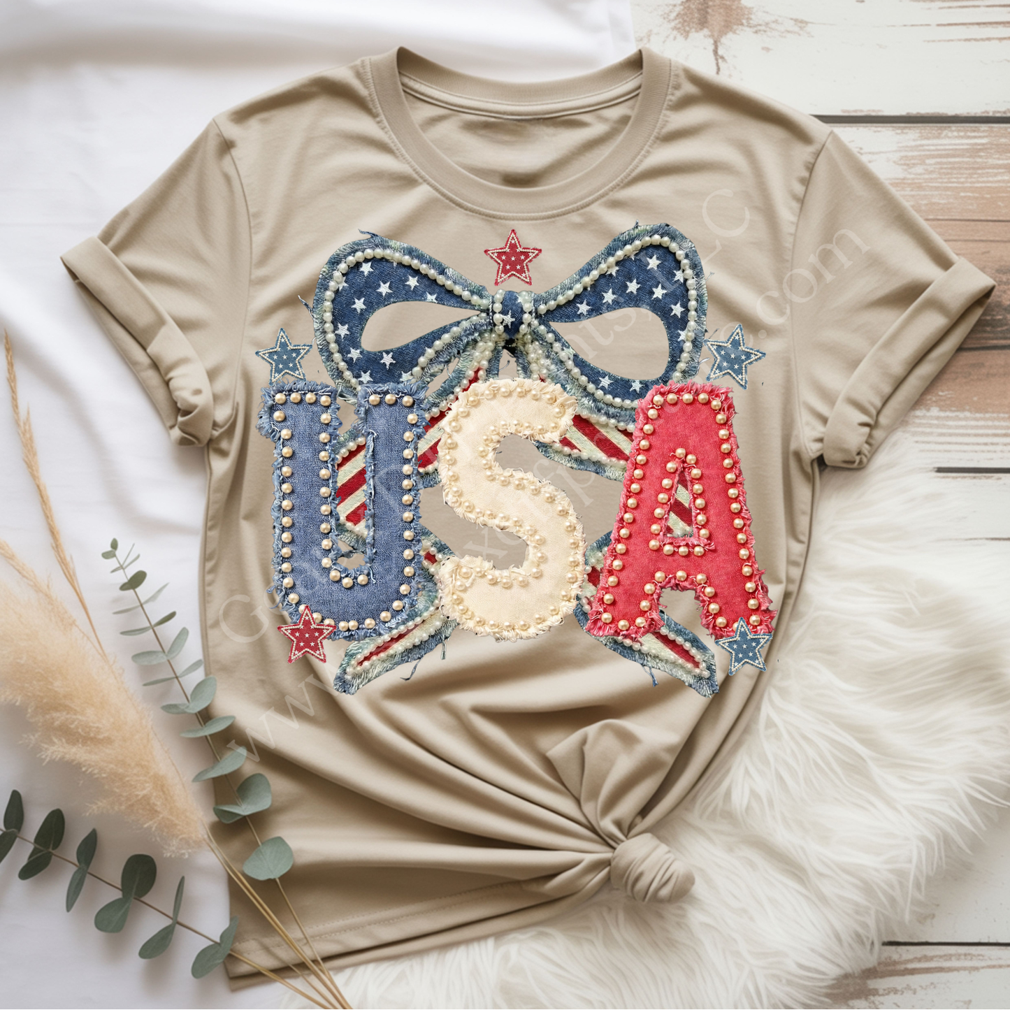 USA Pearls DTF Single Print