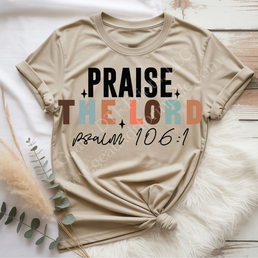 Praise The Lord DTF Single Print