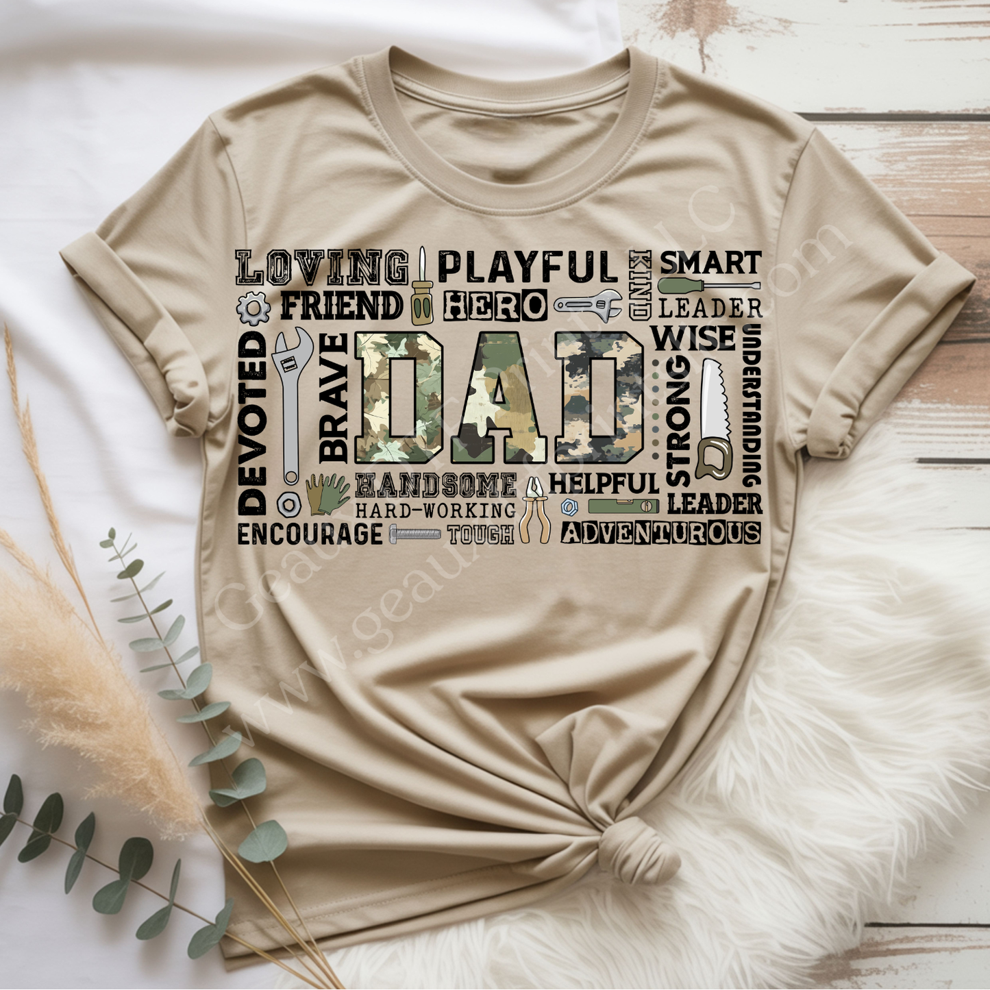 DAD Black DTF Single Print