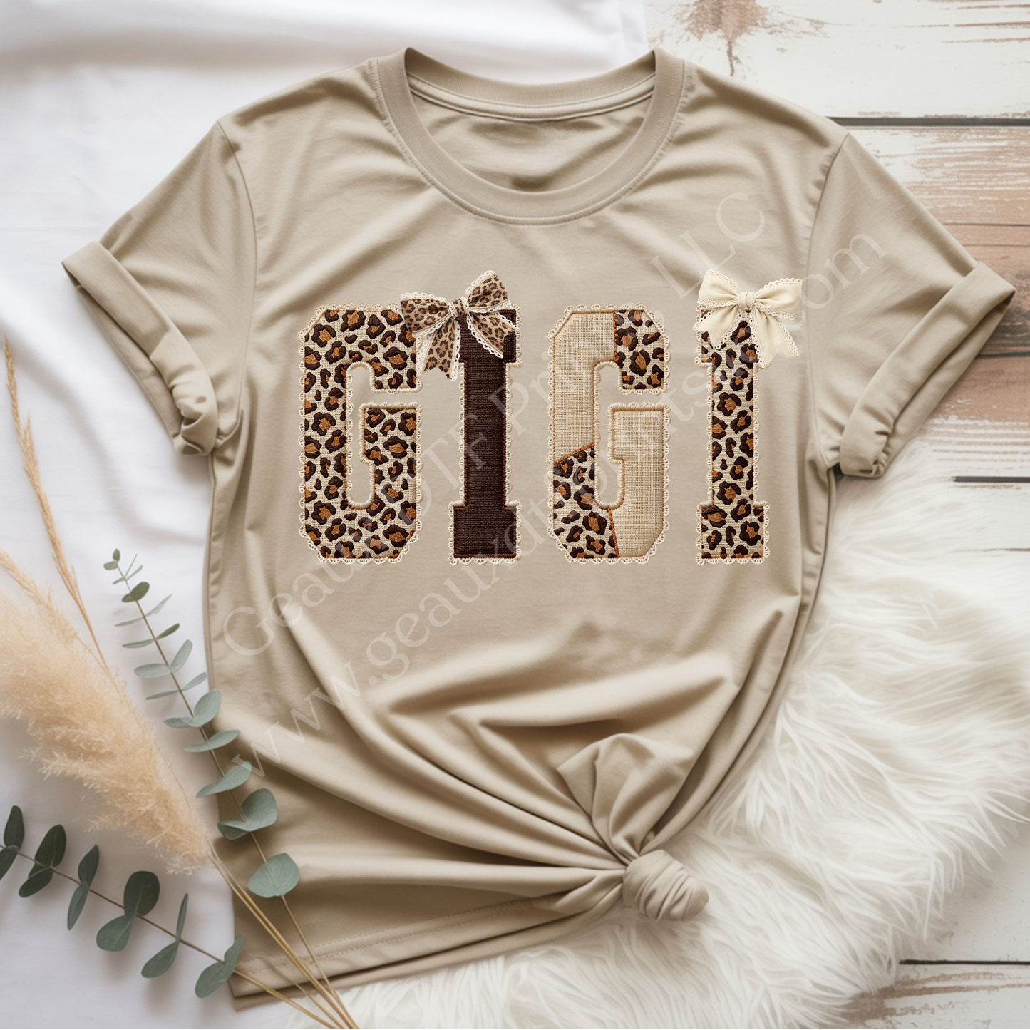 Gigi Leopard DTF Single Print