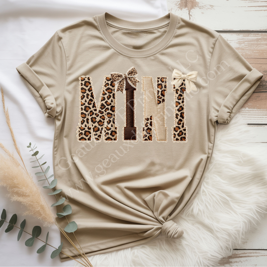 Mini Leopard DTF Single Print