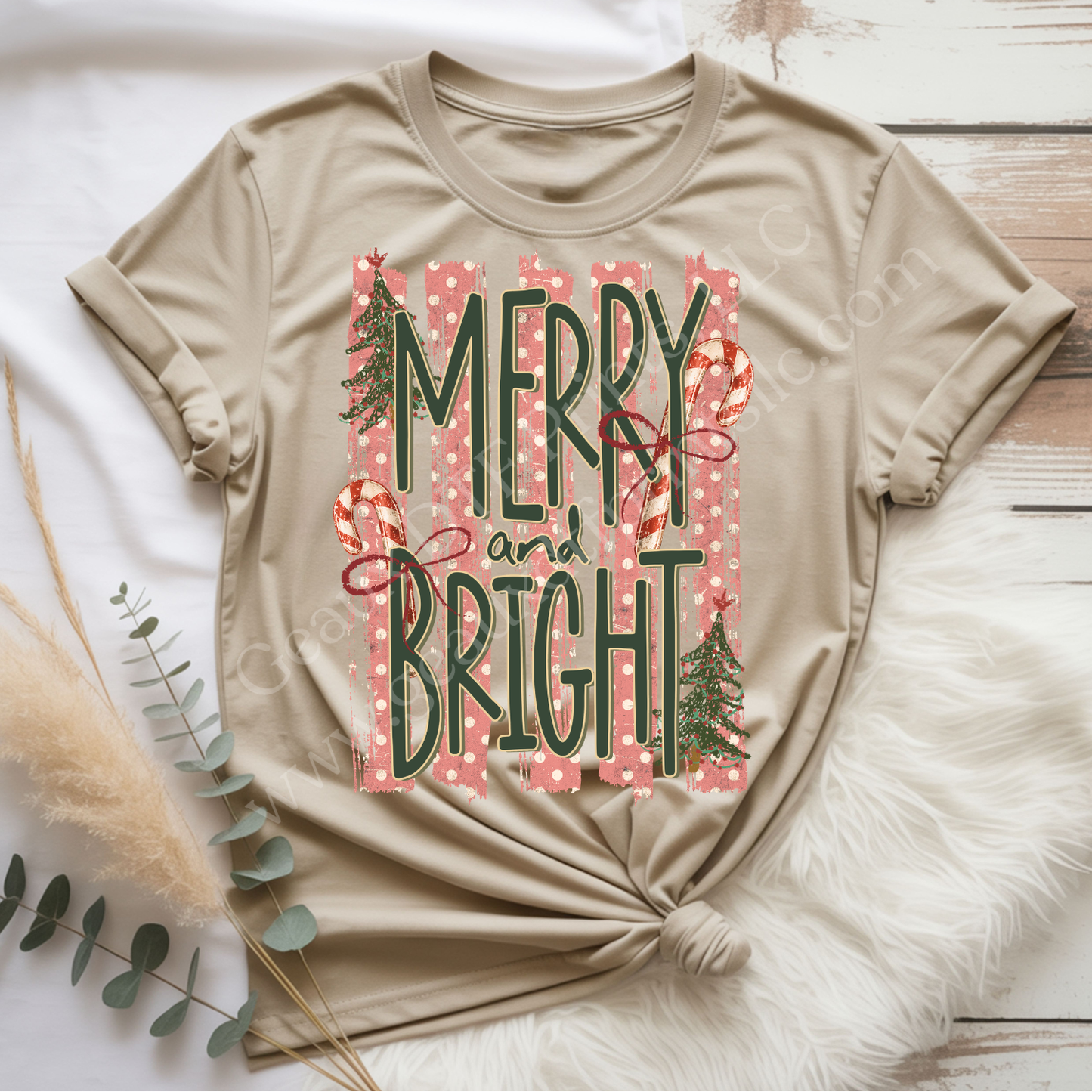 Merry & Bright DTF Single Print