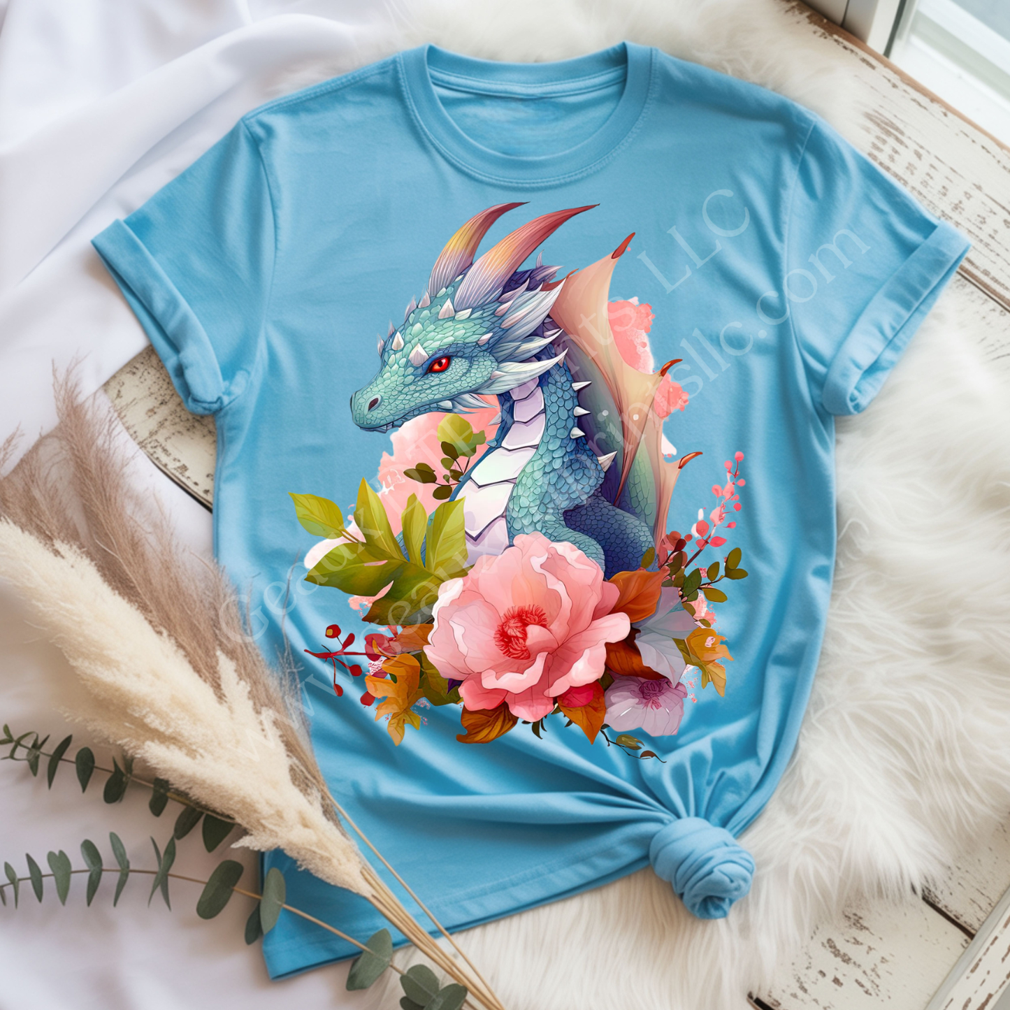 Colorful Dragon DTF Single Print