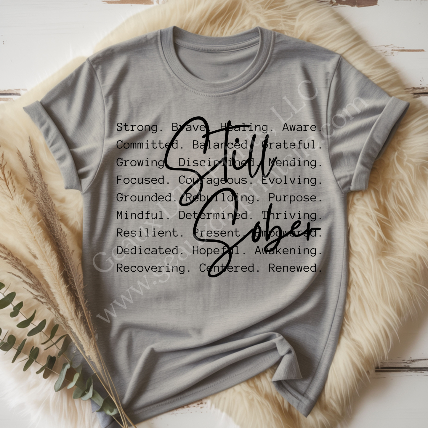 Still Sober Black DTF Single Print