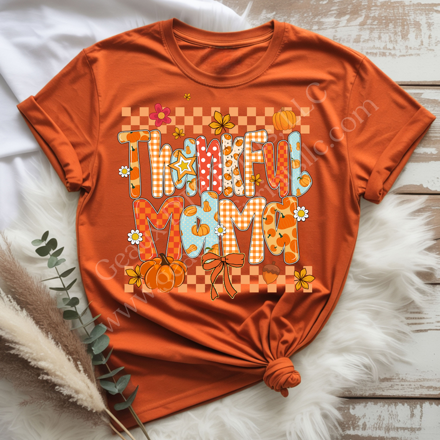 Thankful Mama DTF Single Print