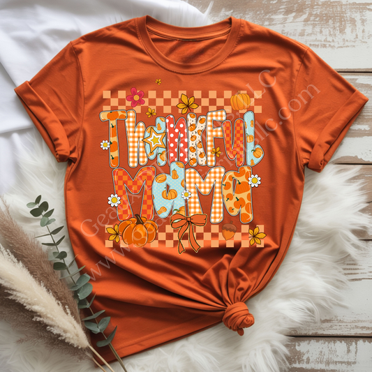 Thankful Mama DTF Single Print