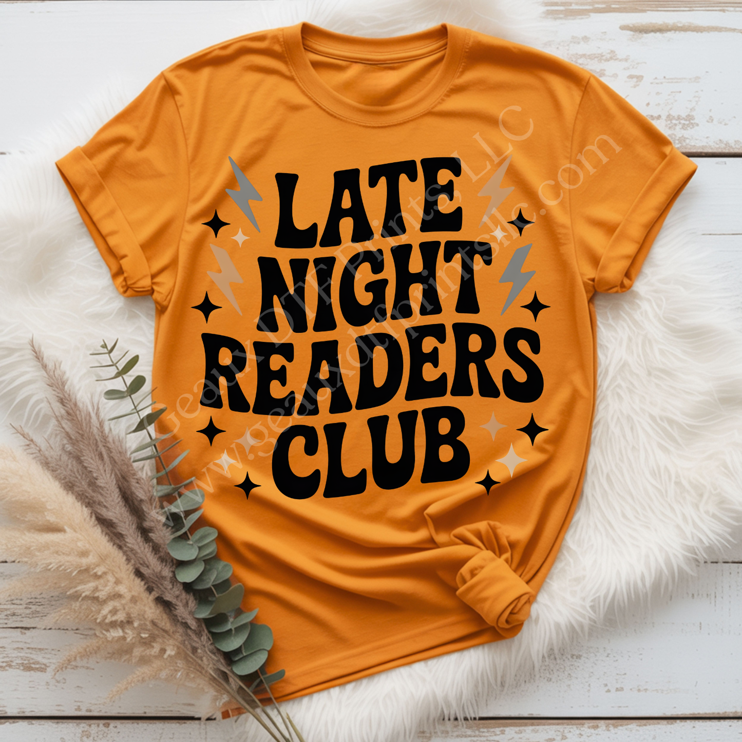 Late Night Readers Club DTF Single Print