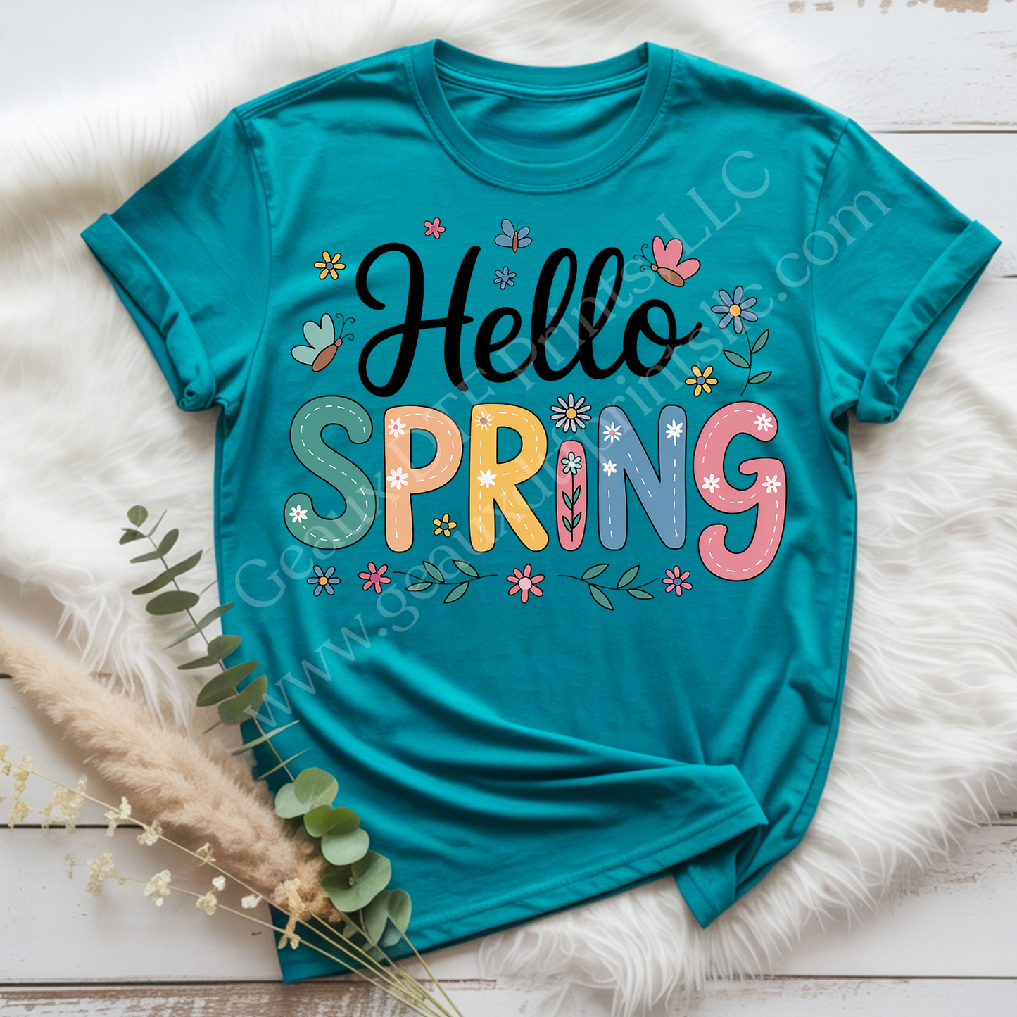 Hello Spring DTF Single Print