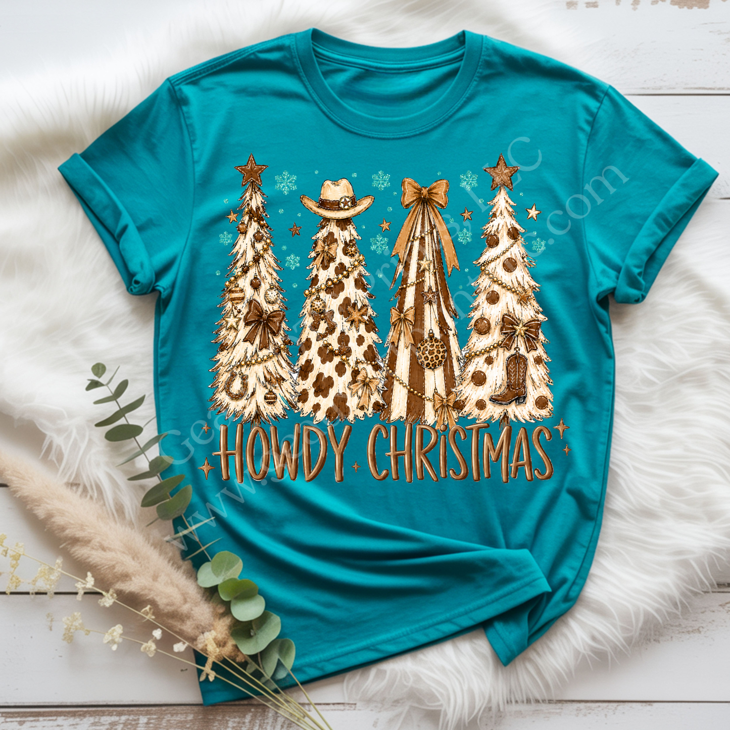 Howdy Christmas DTF Single Print