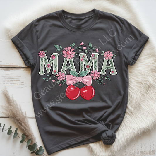 Mama Cherry DTF Single Print