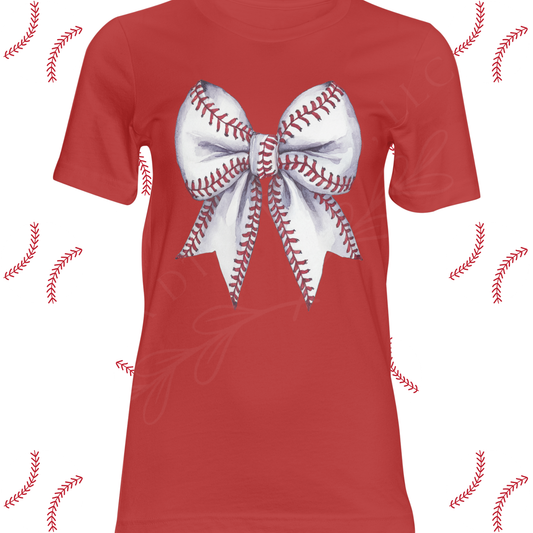 Baseball Bow DTF Single Print