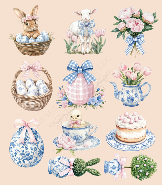 Grandmillenial Easter Gang Sheet