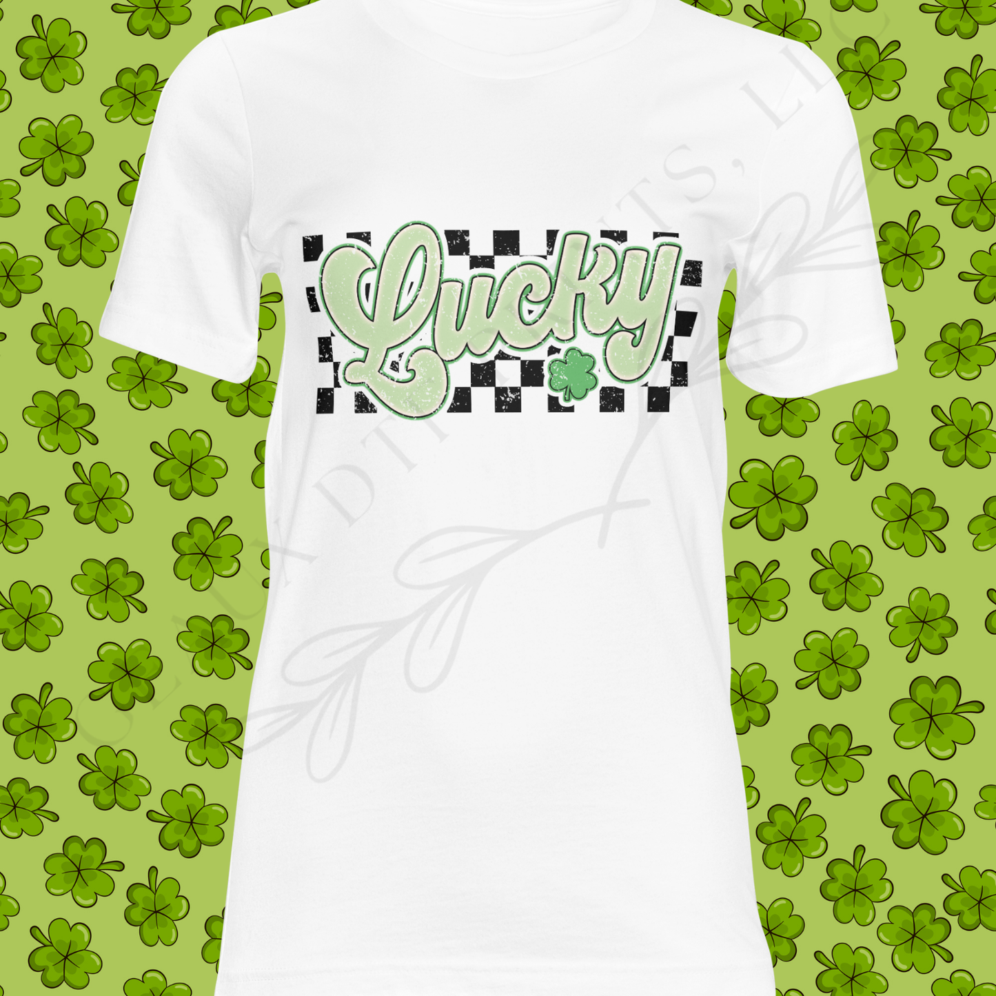Lucky Checkered DTF Single Print