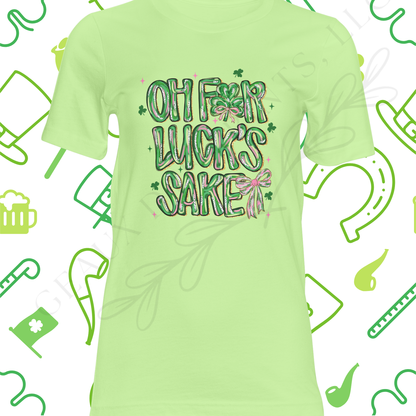 For Luck's Sake DTF Single Print