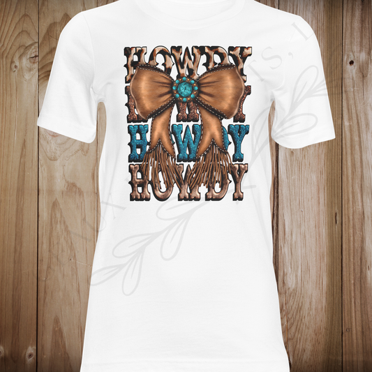 Howdy Bow DTF Single Print