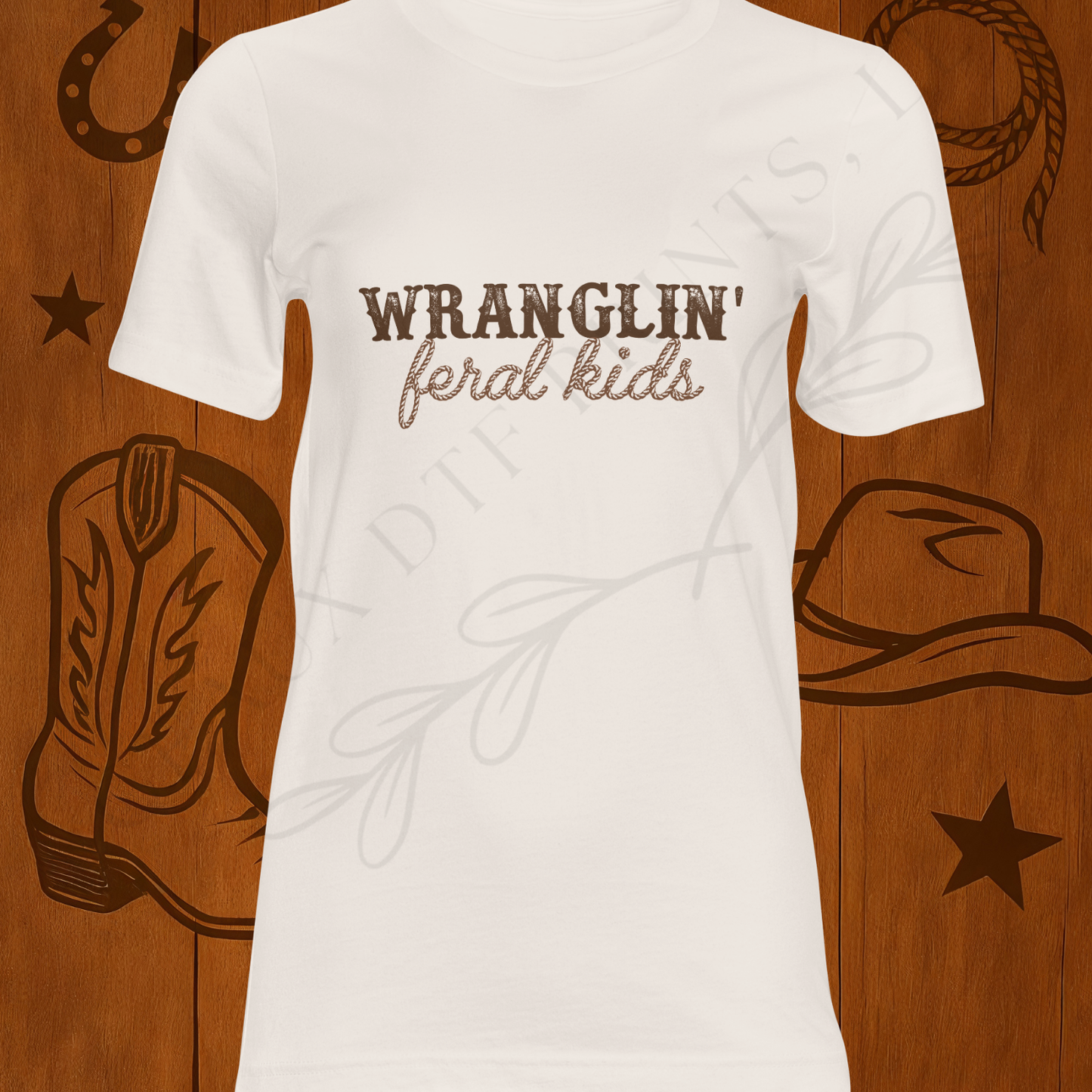 Wranglin' Feral Kids DTF Single Print