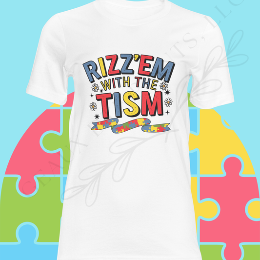 RIZZ'EM Autism DTF Single Print