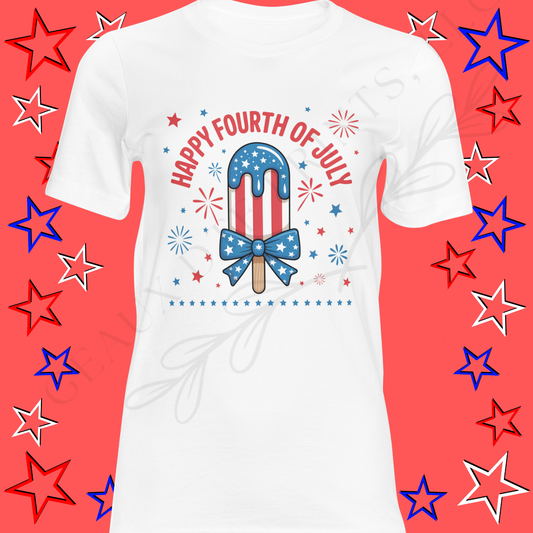 Happy Fourth DTF Single Print