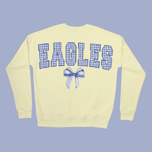 Eagles Blue Checkered DTF Print