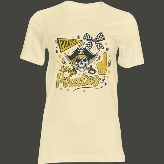 Let's Go Pirates DTF Single Print