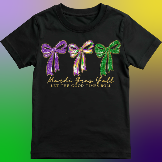 Mardi Gras Ya'll DTF Single Print