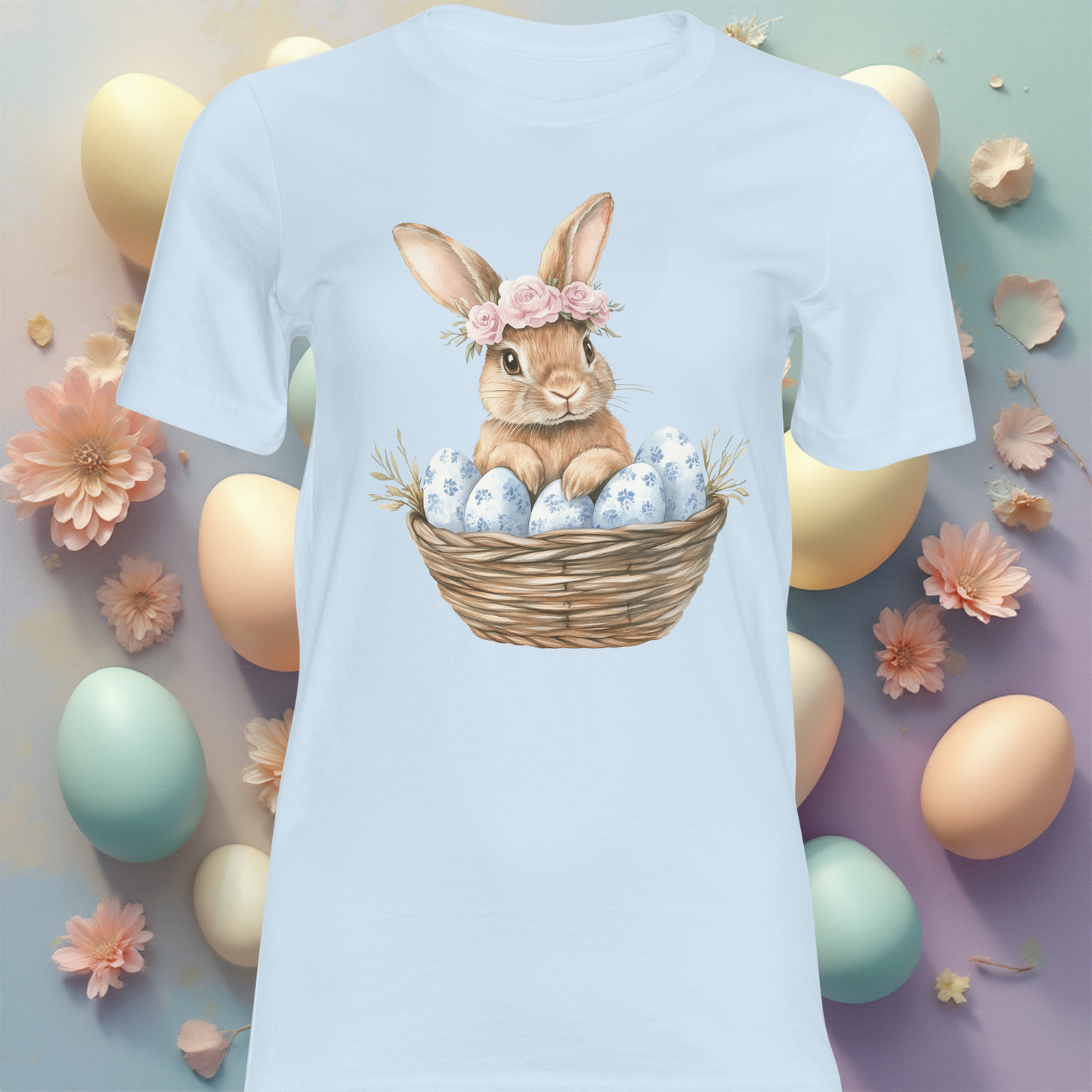 Bunny Basket DTF Single Print